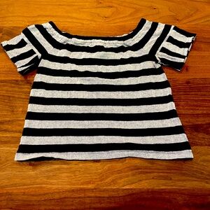 Madewell off the shoulder shirt